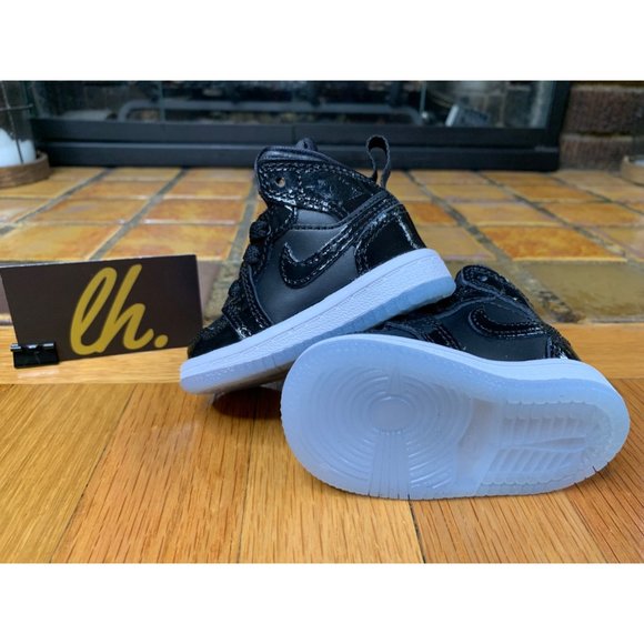 Toddler 2c Air Jordan 1 Mid “Space Jam” Athletic Basketball Shoes DV1338-004 - Picture 6 of 7